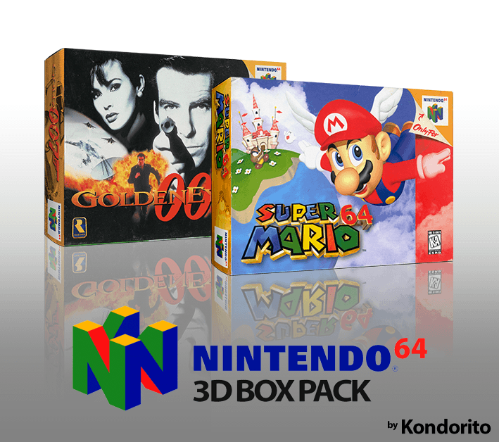 Nintendo 64 3D Boxes Pack (Real Version)