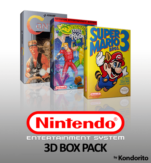 Nintendo NES 3D Boxes Pack
