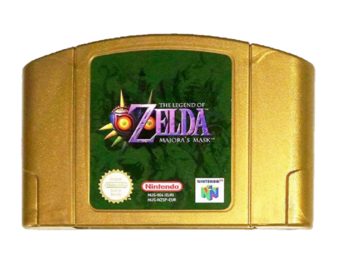 The Legend of Zelda Majora's Mask pal clear cartage