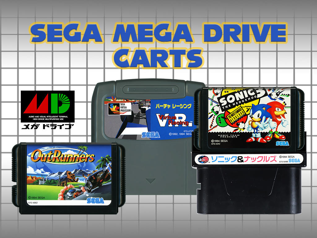 Sega Mega Drive Carts (Japan)