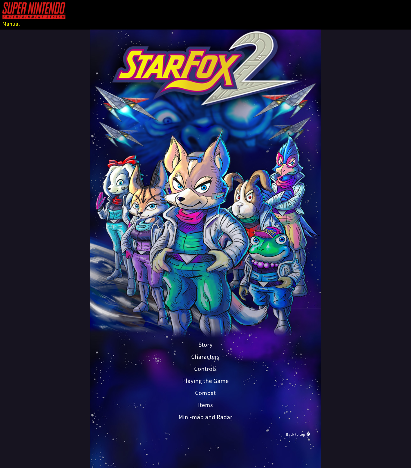 Star Fox 2 manual (SNES CLASSIC EDITION) - Game Manuals Discussion