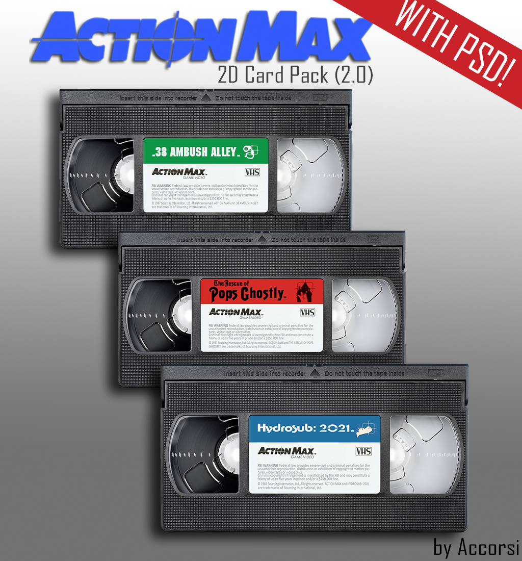WOW Action Max 2D VHS/Cart Pack (HD)