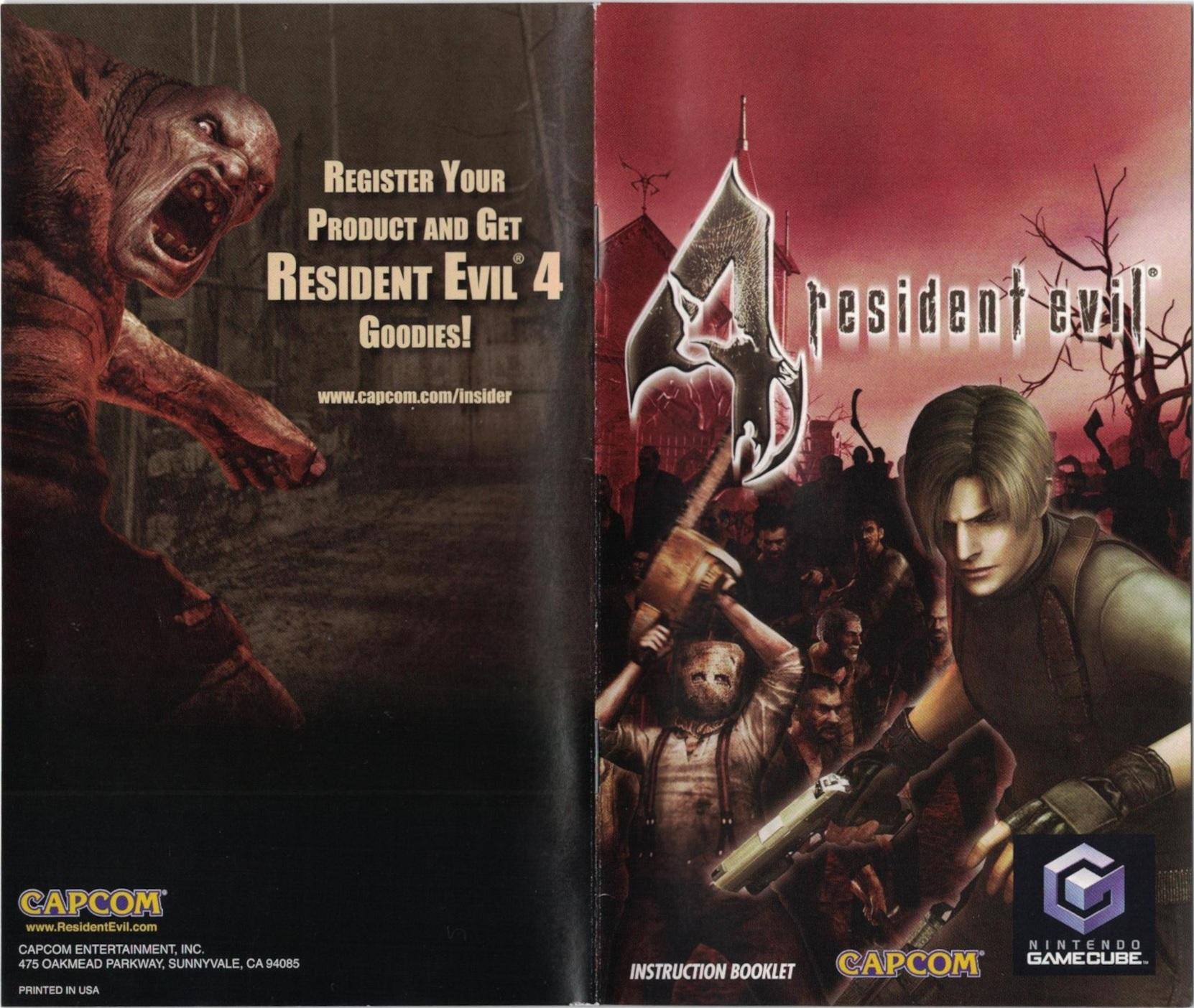 Files  Resident Evil 4 Official Web Manual