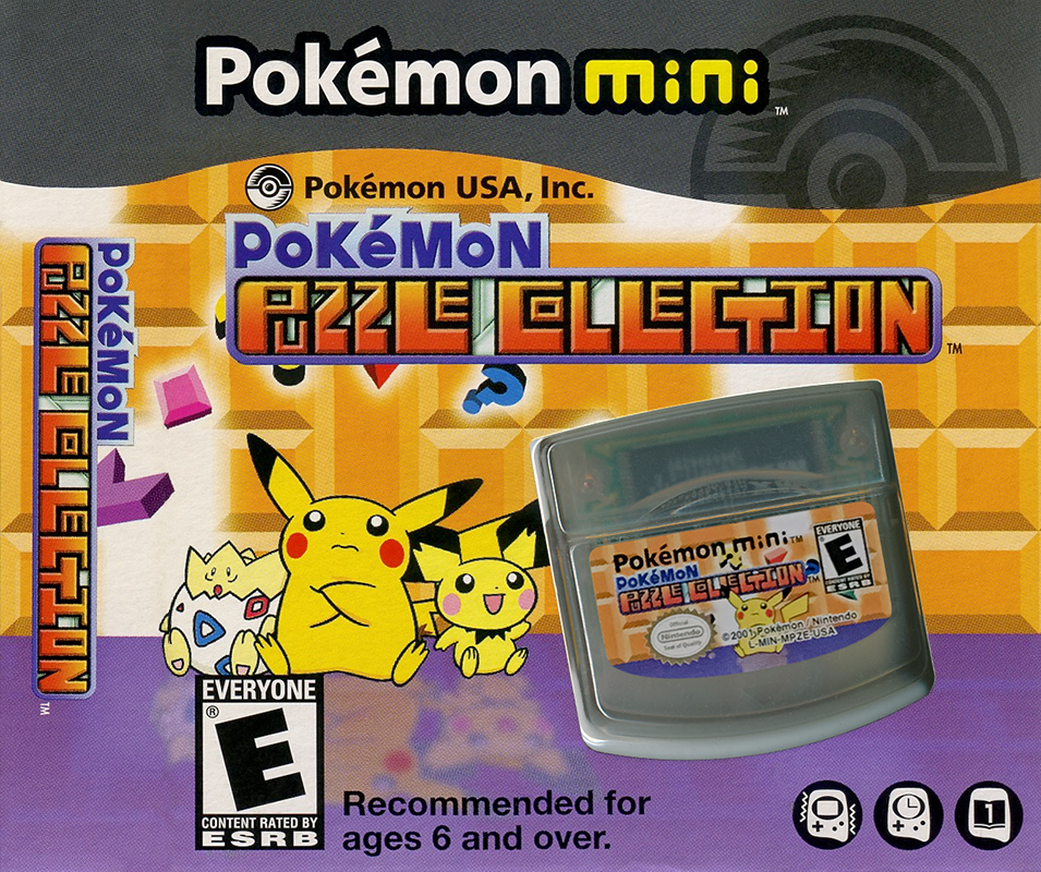 Nintendo Pokemon Mini 2D Boxes Pack (w/Spine) - Artwork