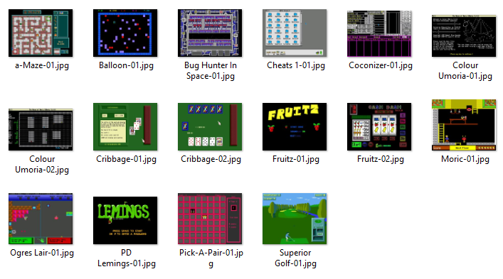 Acorn Archimedes - Some Screenshots