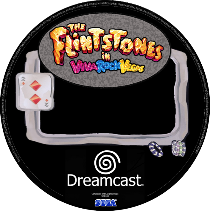 The Flintstones in Viva Rock Vegas Disc (Sega Dreamcast PAL)