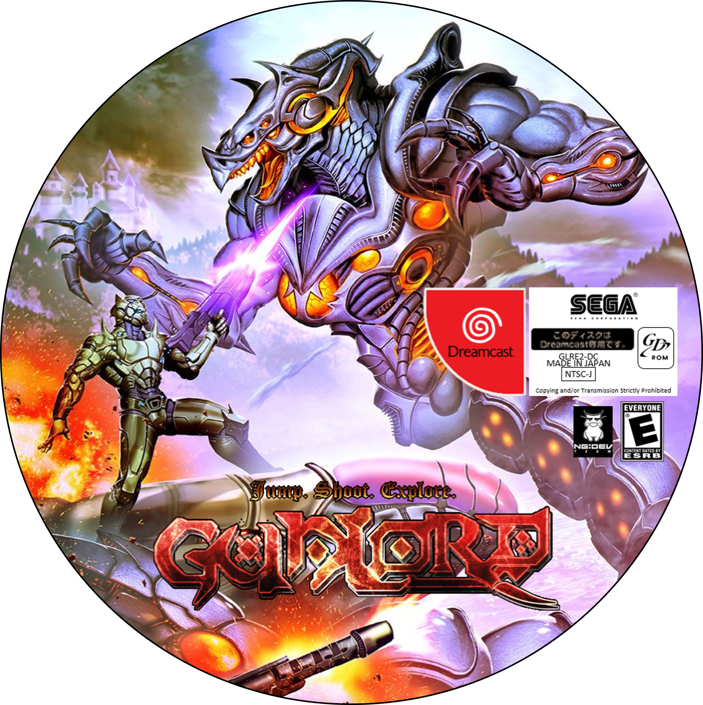 Gunlord Disc (Sega Dreamcast JP)