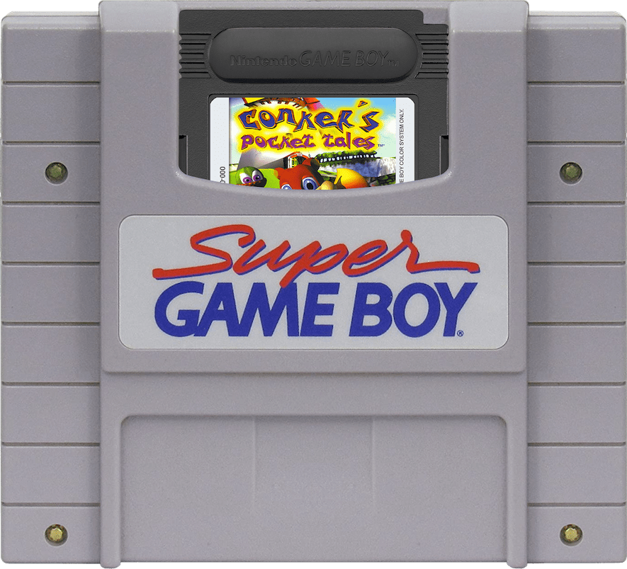 Nintendo Super Game Boy Color 2D Carts Pack