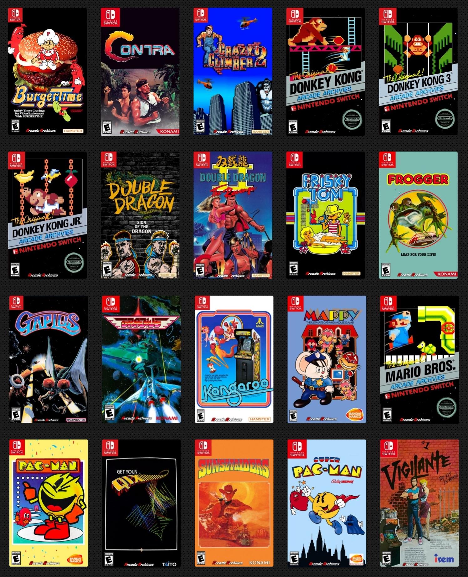 Arcade Archives Boxart for Nintendo Switch