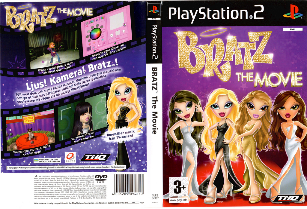 Playstation 2 - Bratz - The Movie (Scandinavia) (Sv,Da)