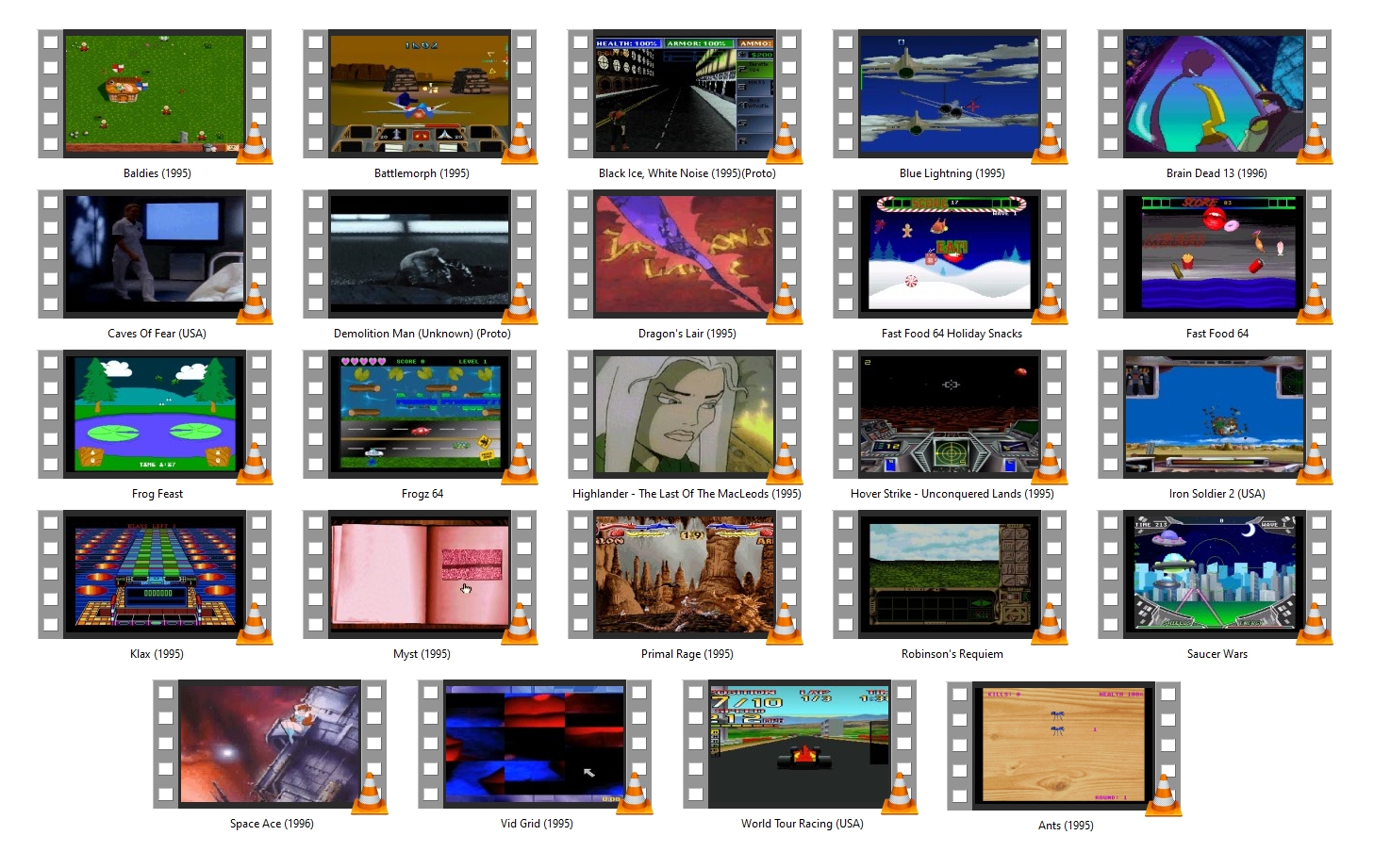 Atari Jaguar CD Video Snaps (Full Set)