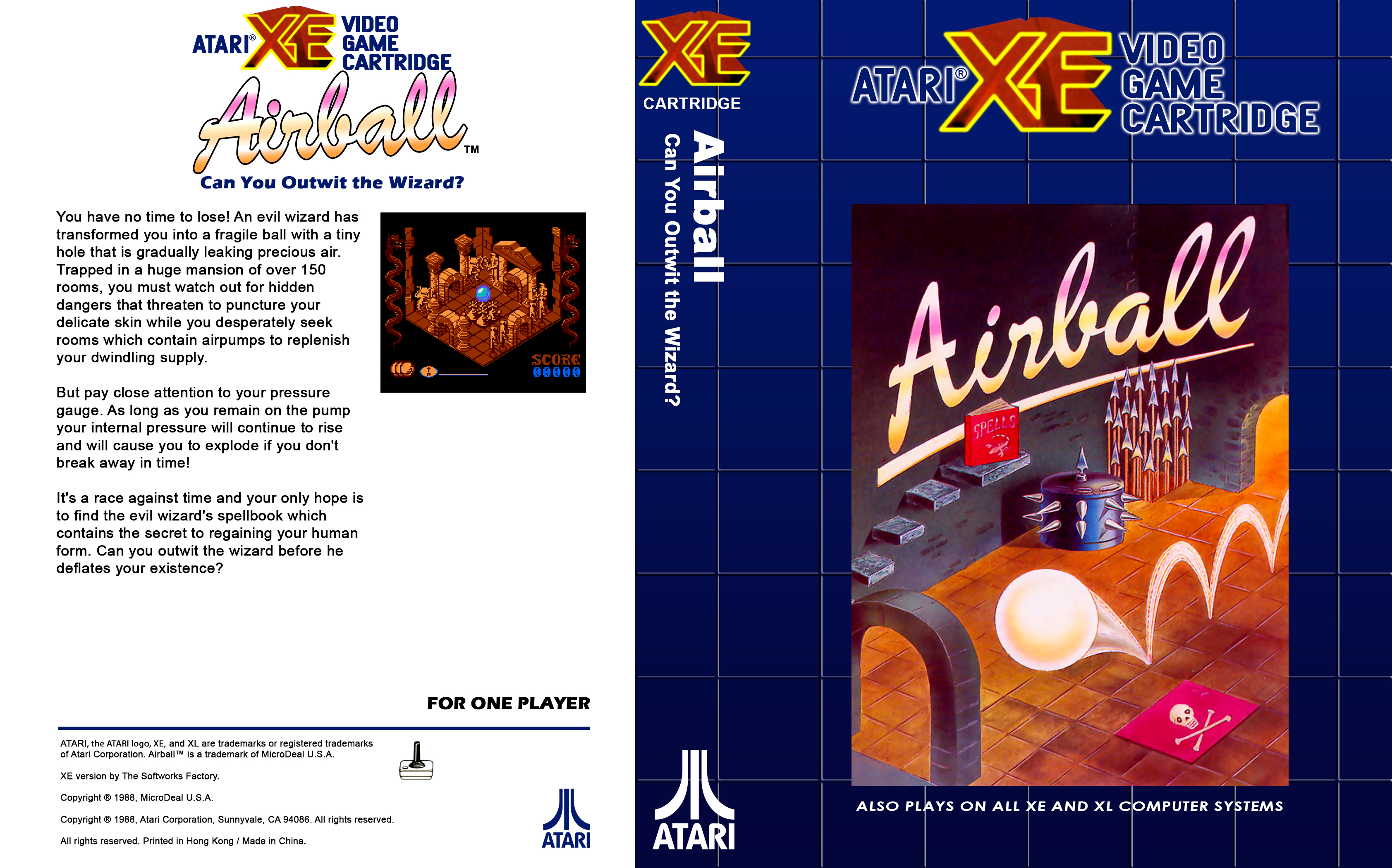 Atari XEGS 2D Full Box Pack