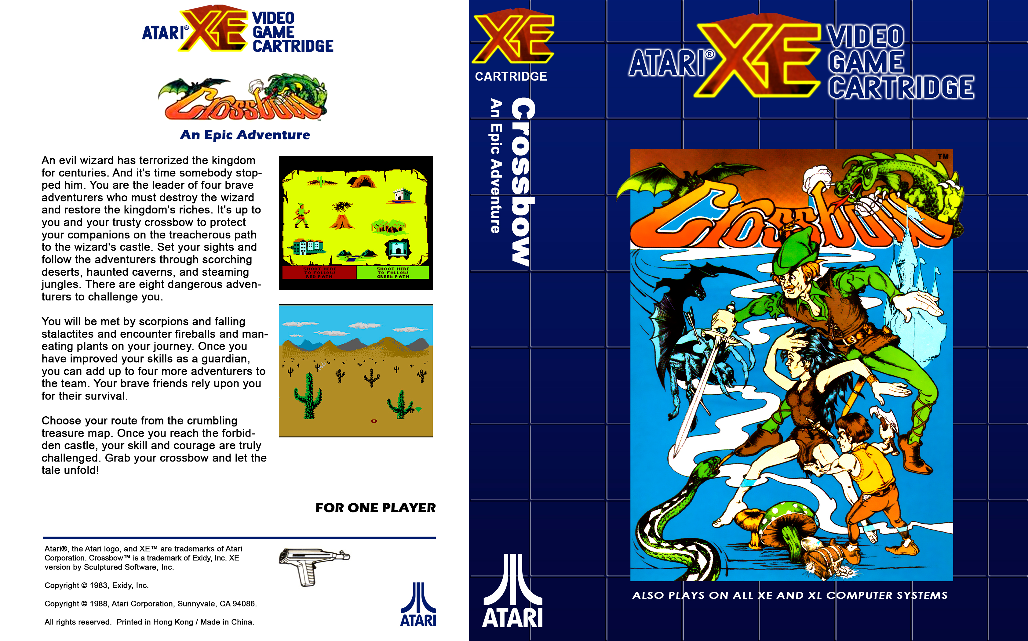 Atari XEGS 2D Full Box Pack - Artwork - EmuMovies