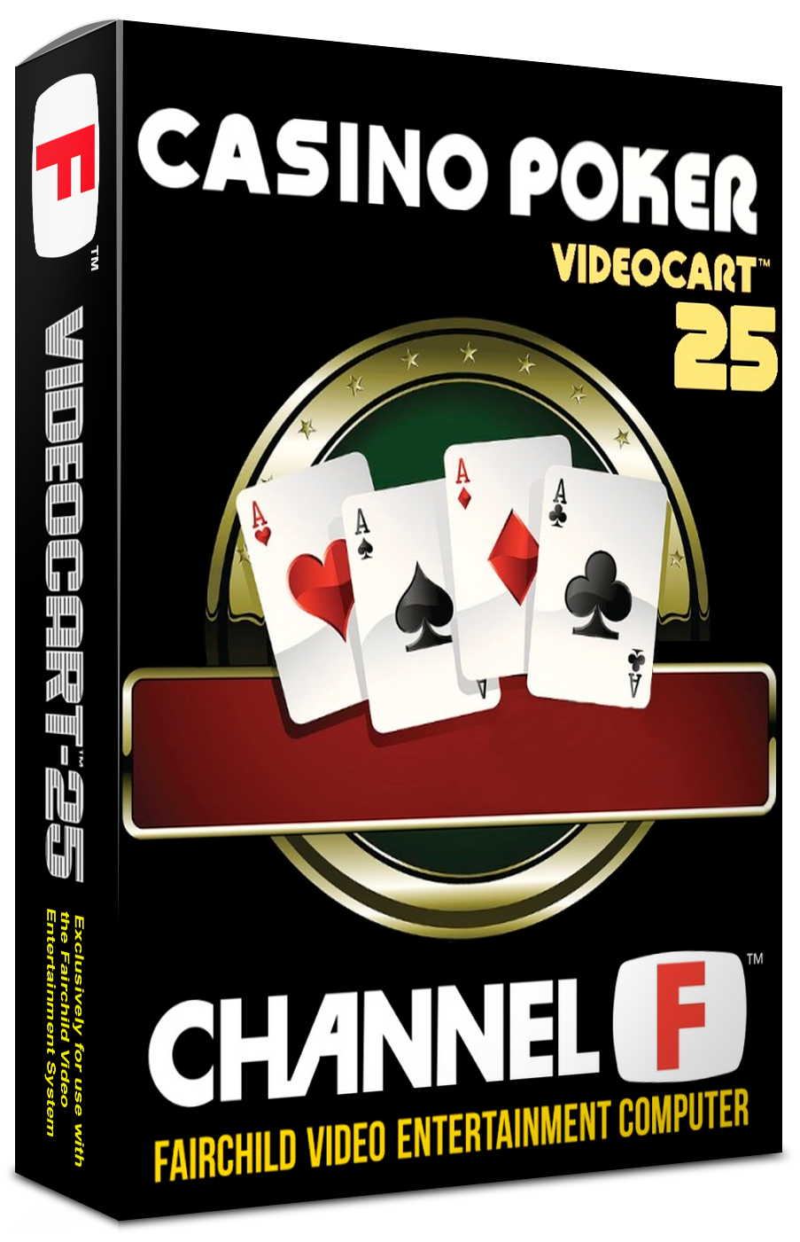 Fairchild Channel F 3D Box Pack + Spines
