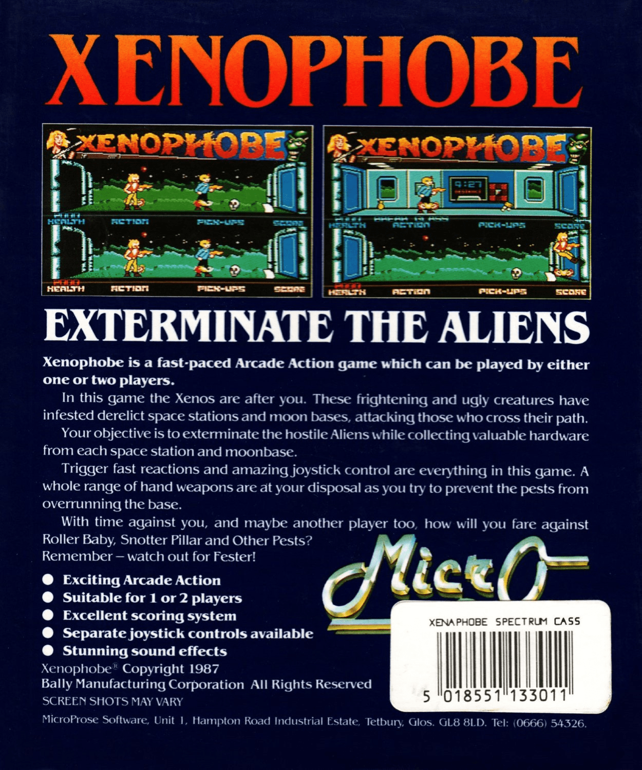 Sinclair ZX Spectrum 2D Boxes (Back) Pack