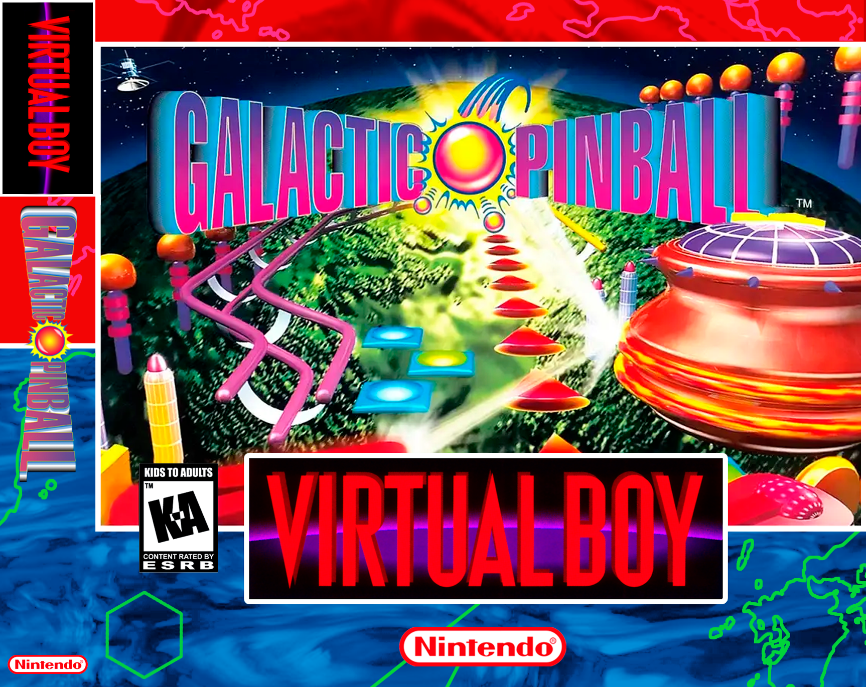 Virtual Boy 2D Box Pack with Unified Design