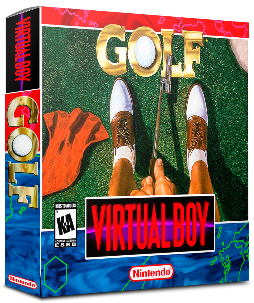 Nintendo Virtual Boy 3D Box Pack with Unified Design.