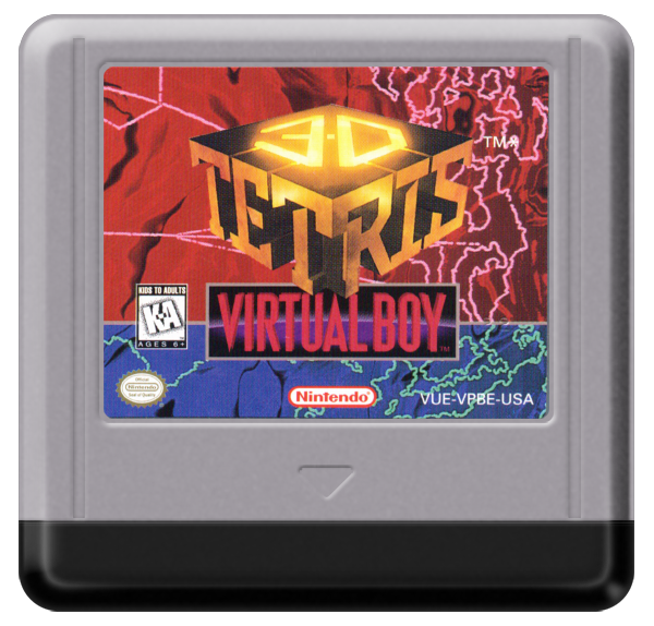 Nintendo Virtual Boy Carts 2D