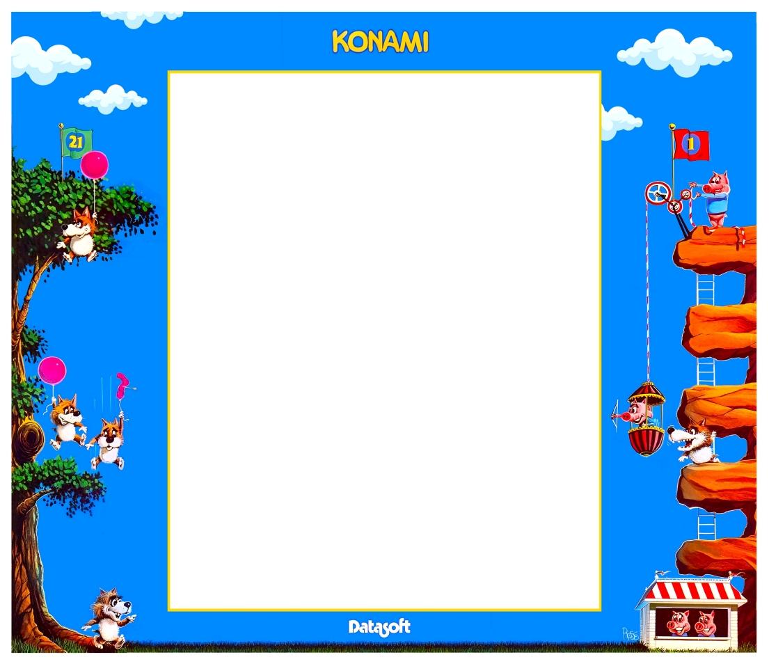 Here's a Pooyan arcade bezel constructed by me.