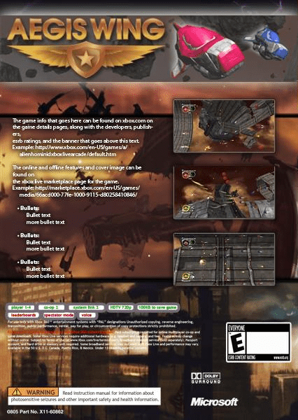 Microsoft XBOX 360 - XBLA 2D Boxes-Back Pack (375)