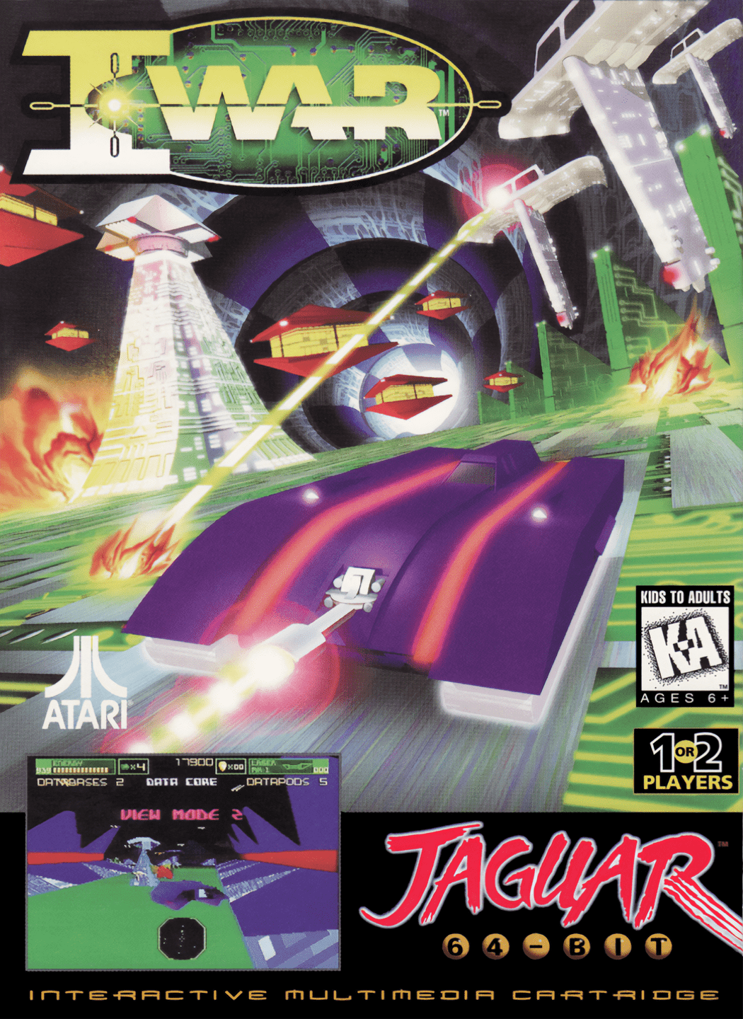 Atari Jaguar 2D Boxes-Front Pack