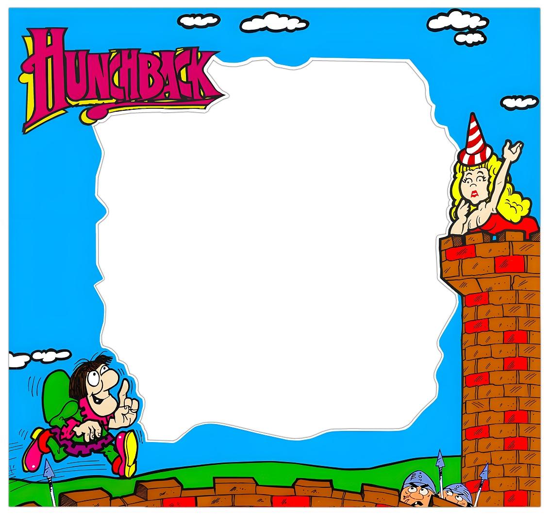 Hunchback Arcade Restoration Artwork Bezel