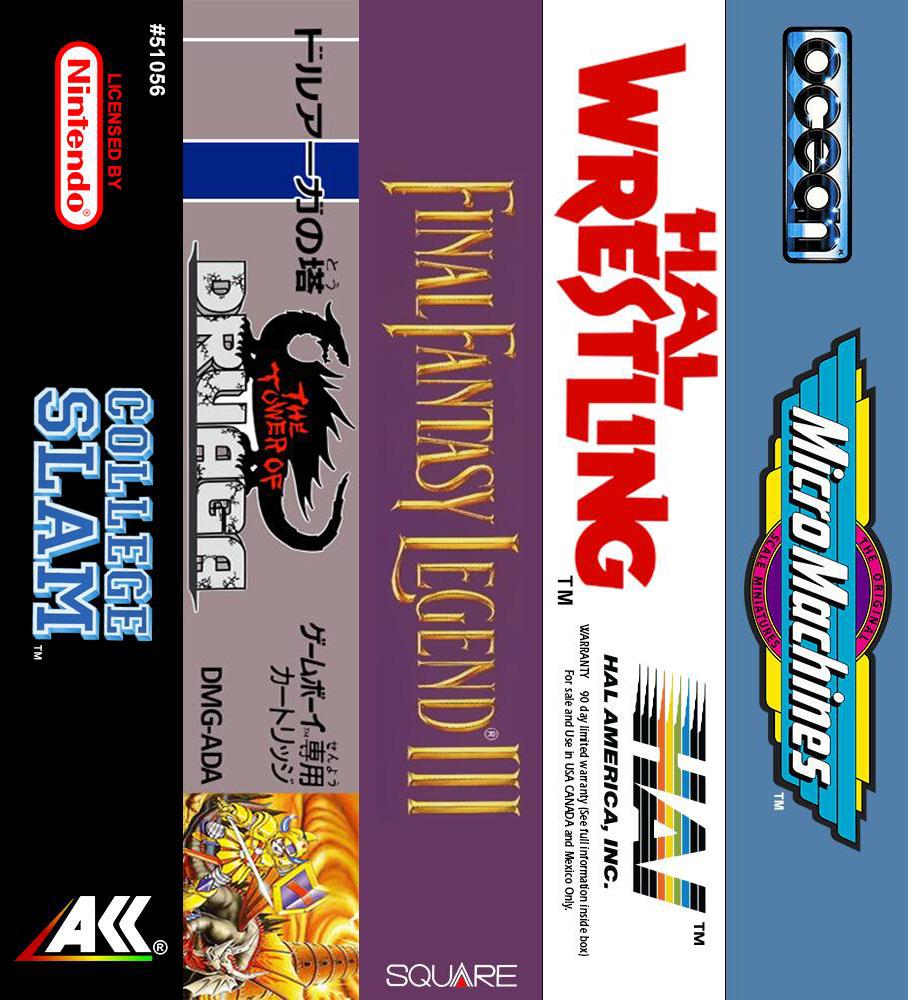 Nintendo Game Boy Boxes - Spine Pack (1,149)