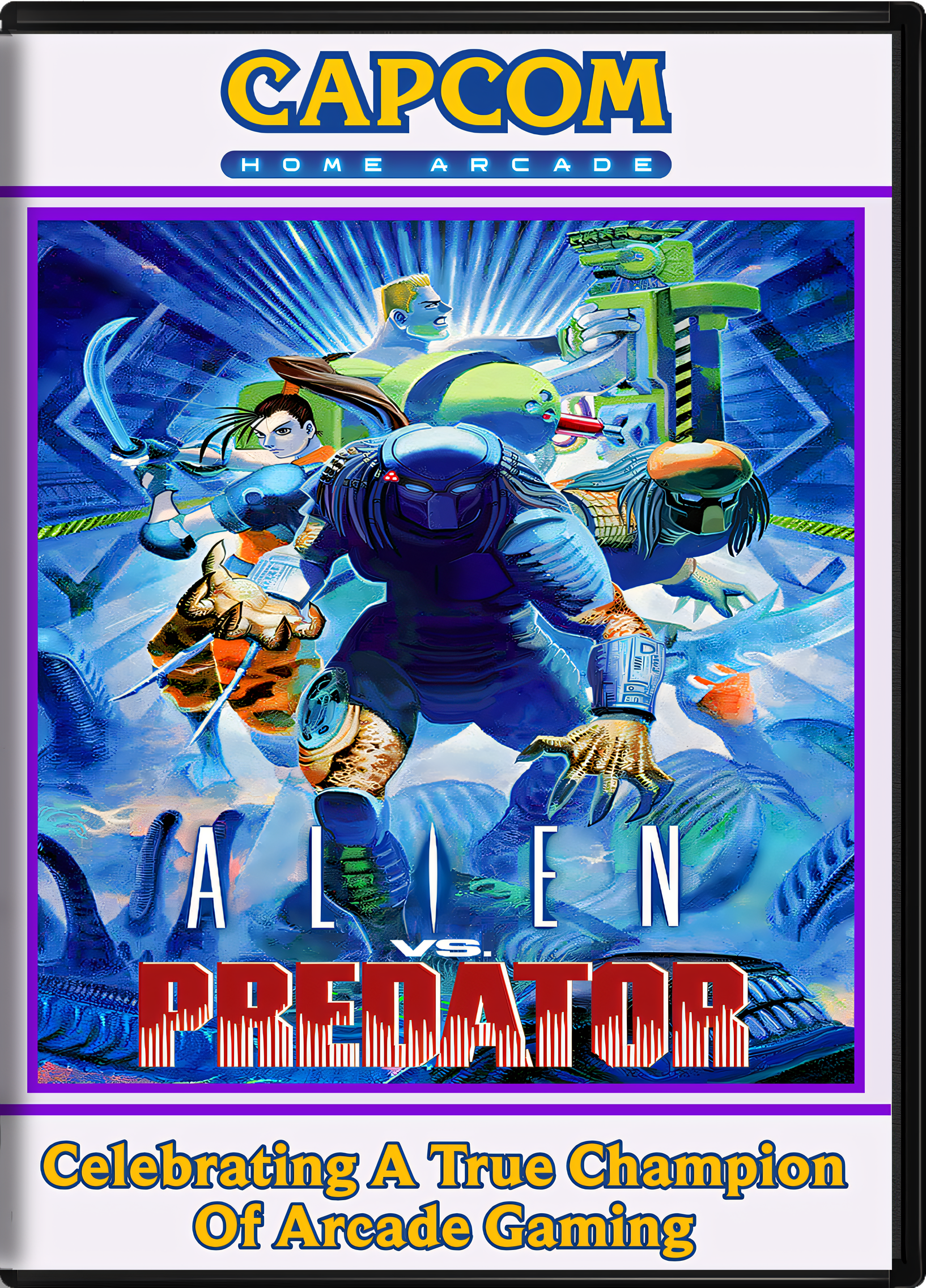 Capcom Home Arcade 2.5D Plastic case High Resolution