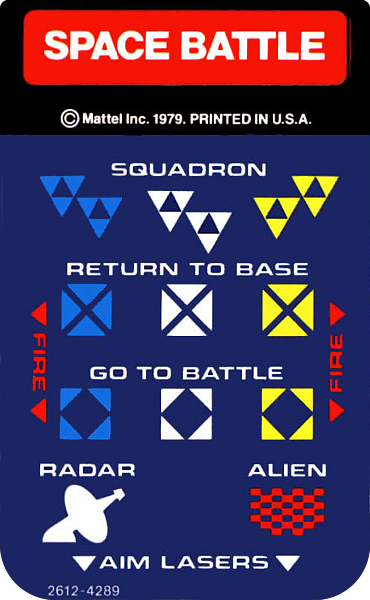 Mattel Intellivision (Controller Overlays)