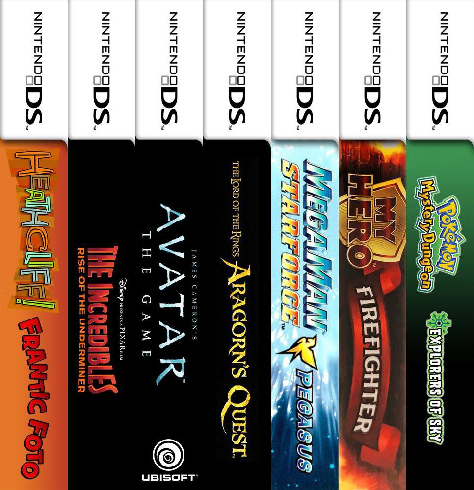 Nintendo DS Boxes - Spine Pack (3,711)