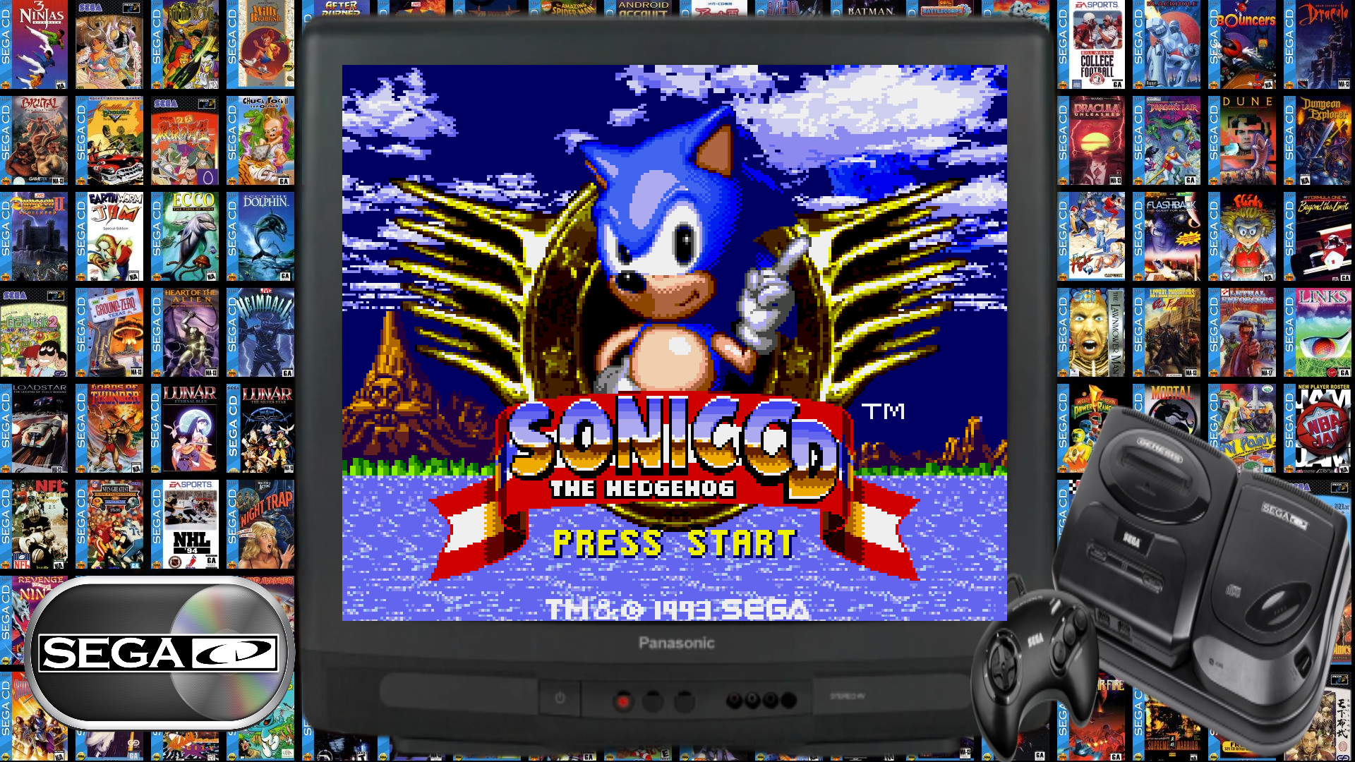 Sega CD TV Bezel