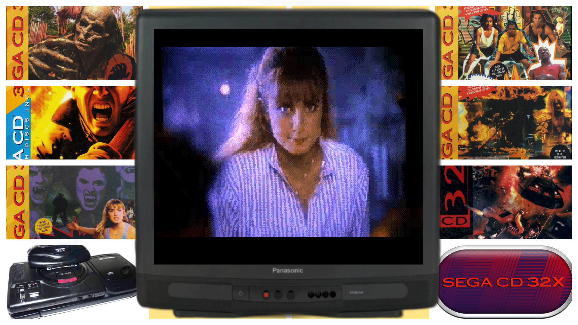 Sega CD 32X TV Bezel