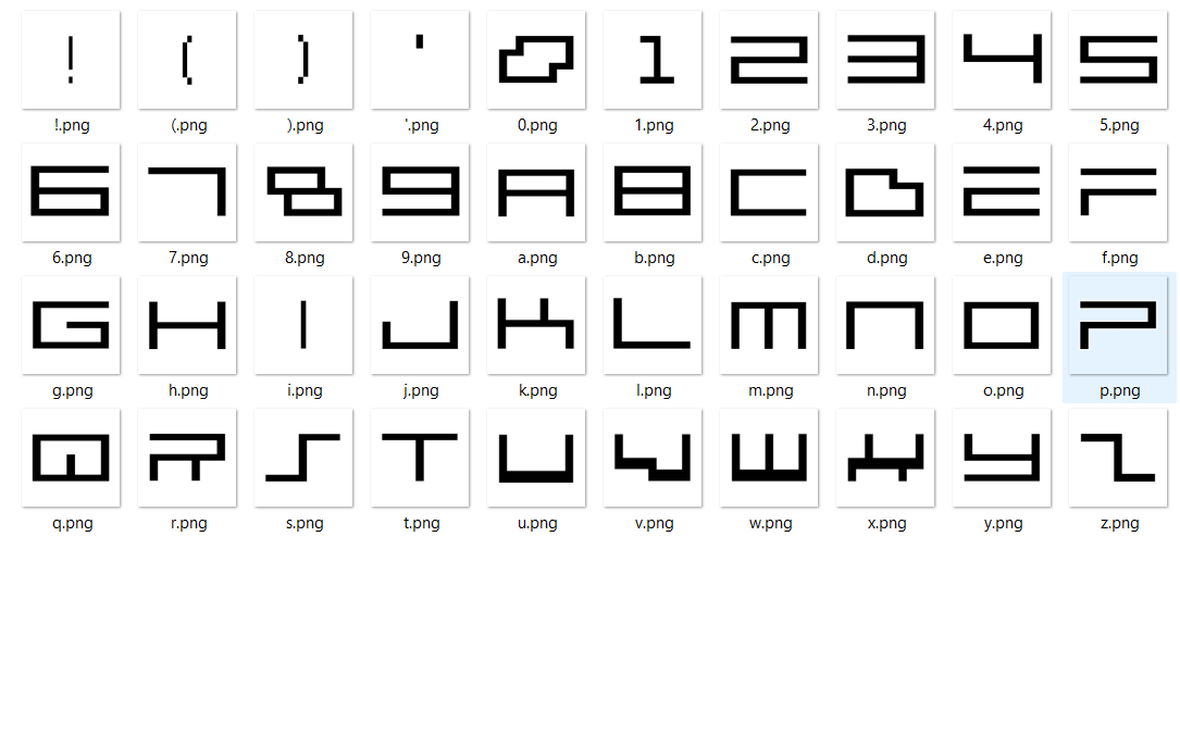 PSP Letters pack Hyperspin