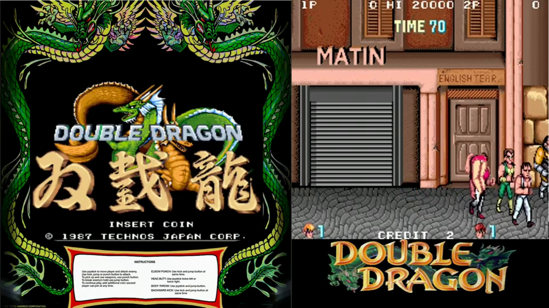 Double Dragon Theme Video (HEVC)