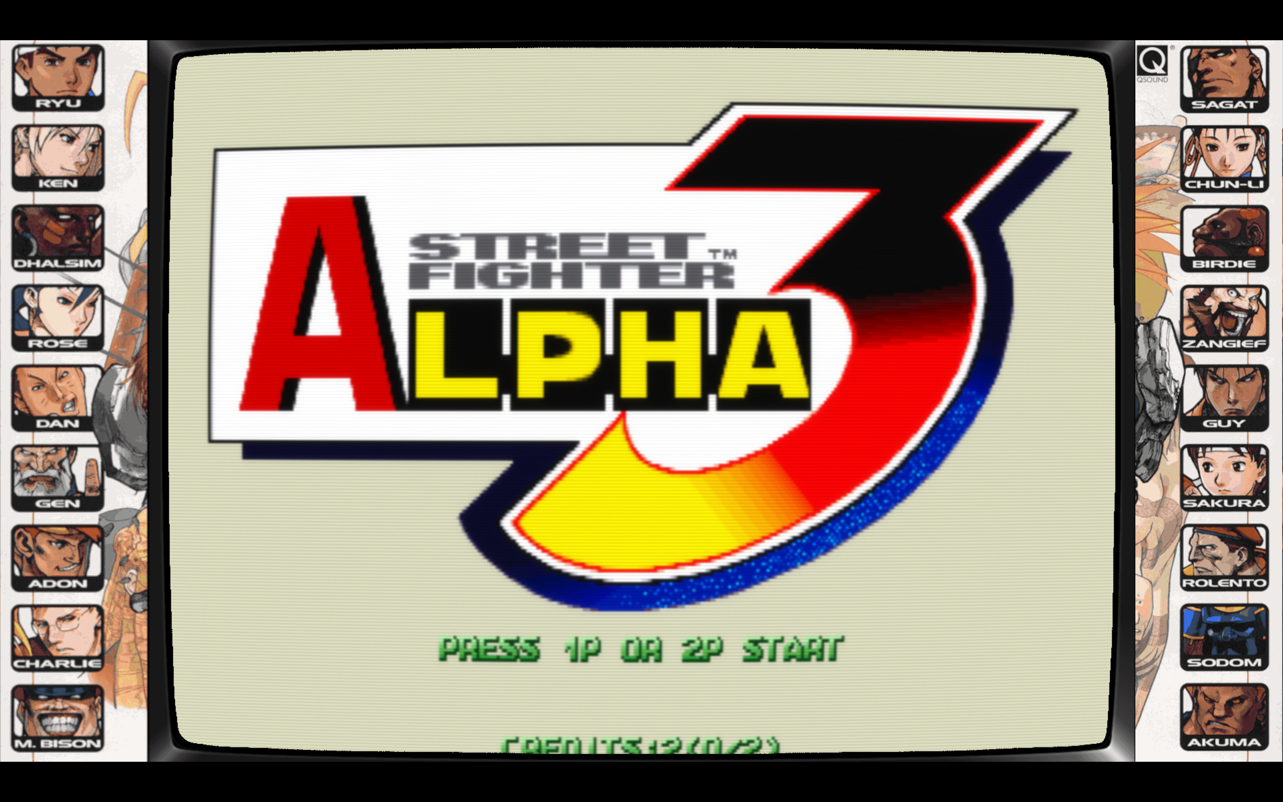 Bezel for Street Fighter Alpha 3