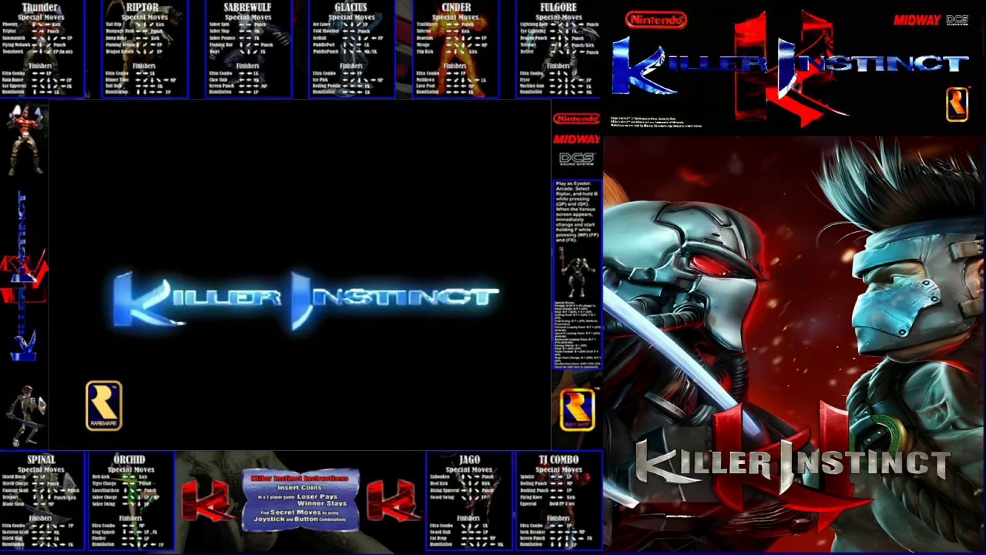 Killer Instinct (Arcade) Theme Video (HEVC)