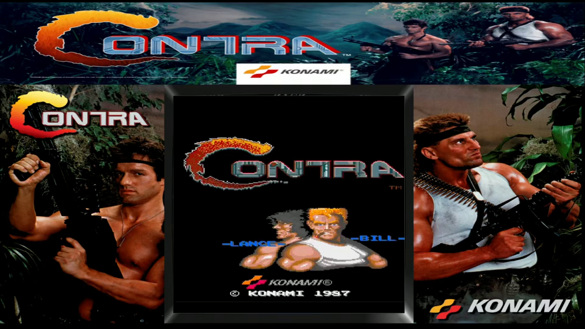 Contra  ( Arcade )  Theme Video (HEVC)