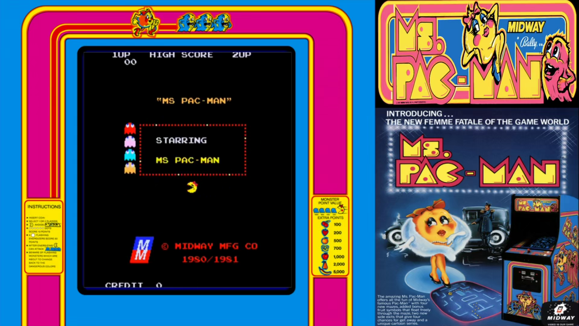 Ms. Pac-Man Theme Video (HEVC)