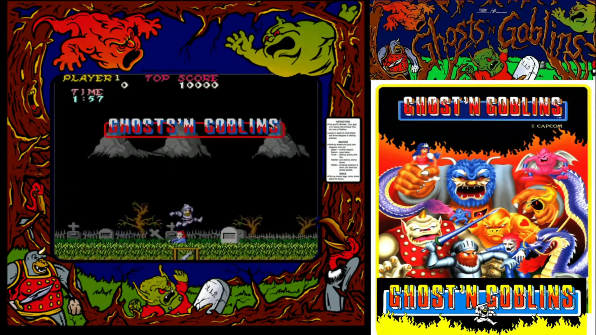 Ghosts N Goblins Theme Video (HEVC)