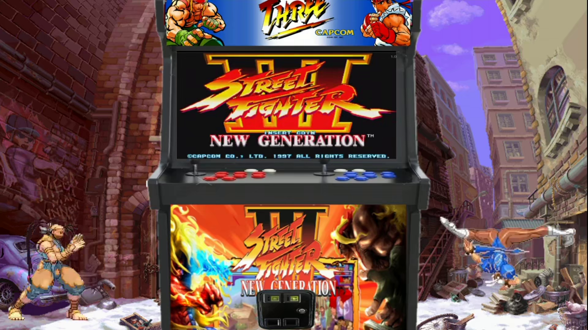 Street Fighter III New Generation Theme Video (HEVC)