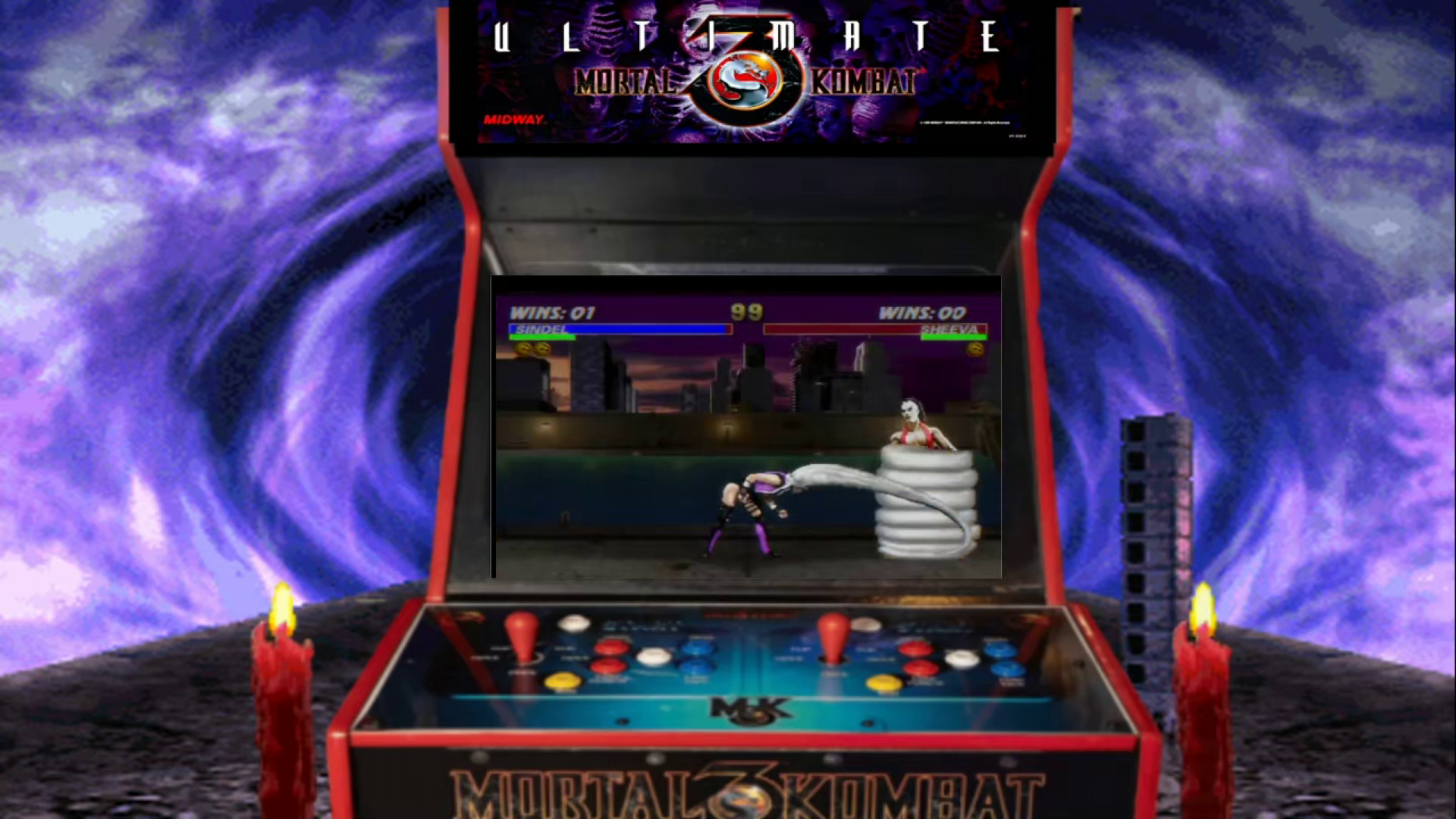 Ultimate Mortal Kombat 3 Theme Video (HEVC)