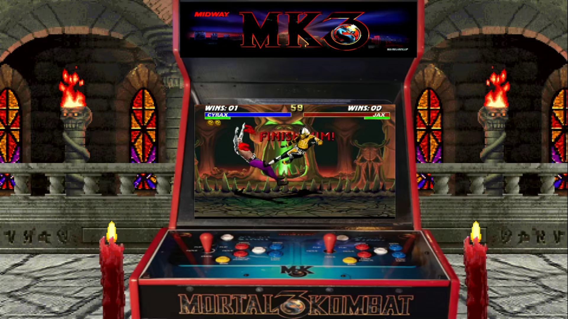Mortal Kombat 3 Theme Video (HEVC)