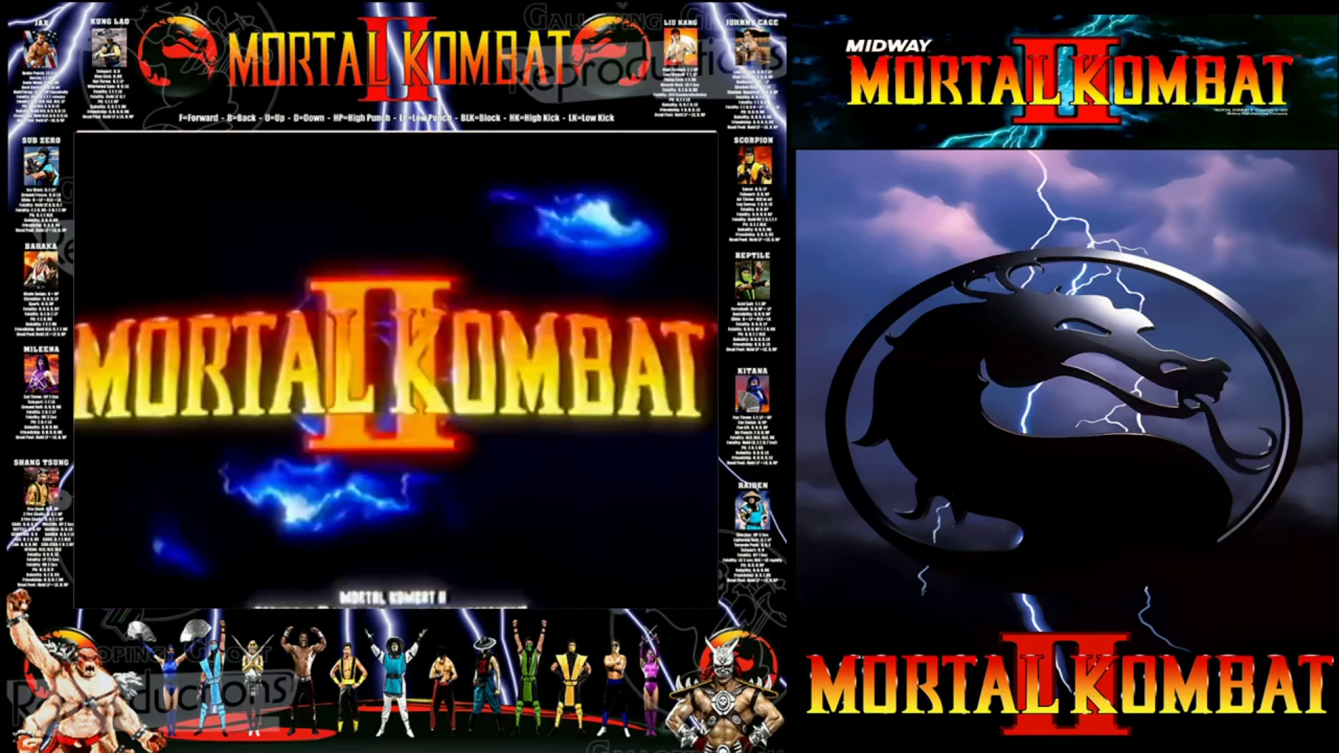 Mortal Kombat II Theme Video (HEVC)