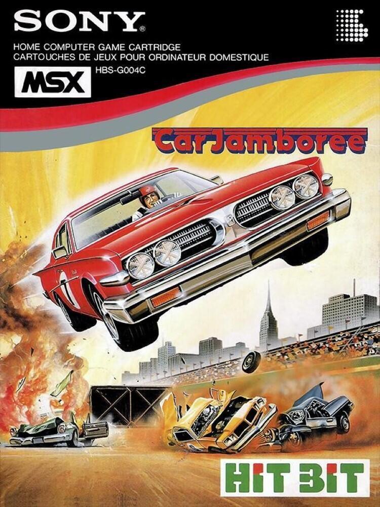 MSXソフト　Car Jamboree 爆走スタントレーシング　SONY MSXソフト Car Jamboree 爆走スタントレーシング SONY MSXソフト Car