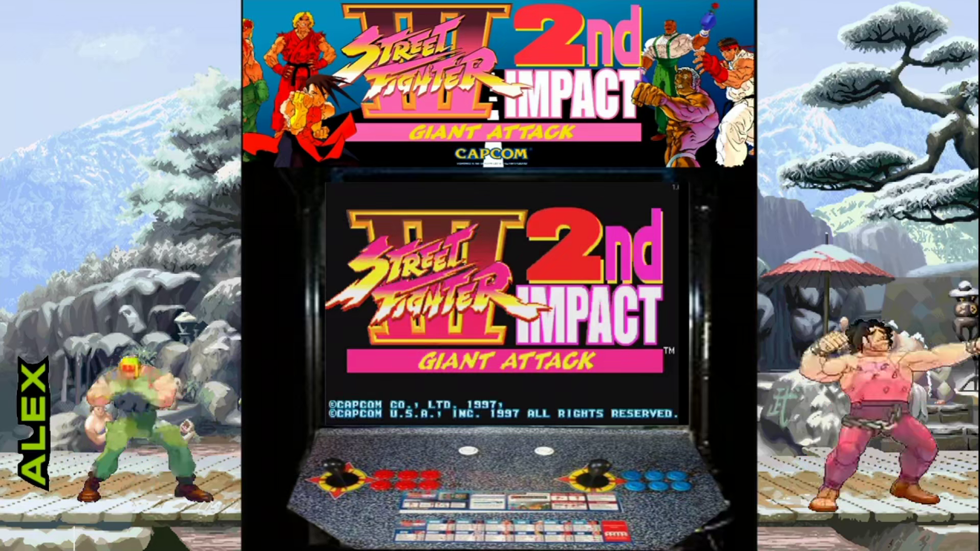 Street Fighter III 2nd Impact Giant Attack (HEVC)
