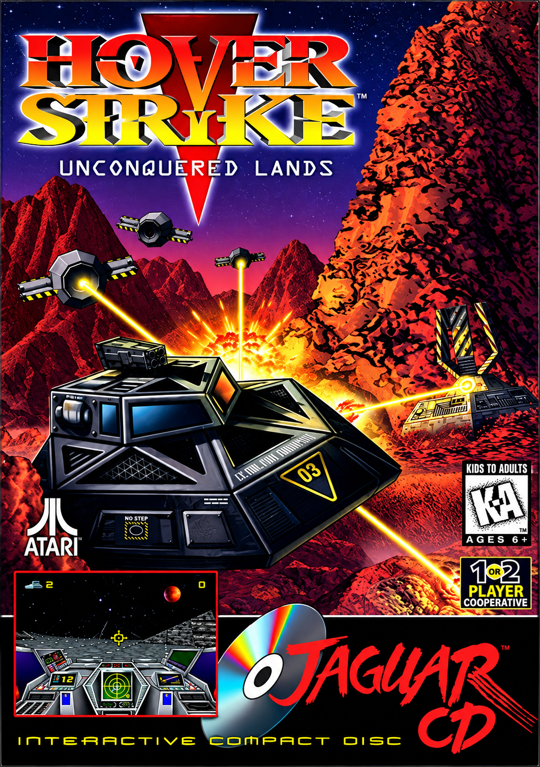 Atari Jaguar CD 2D Boxes - (Custom - Ai edited)