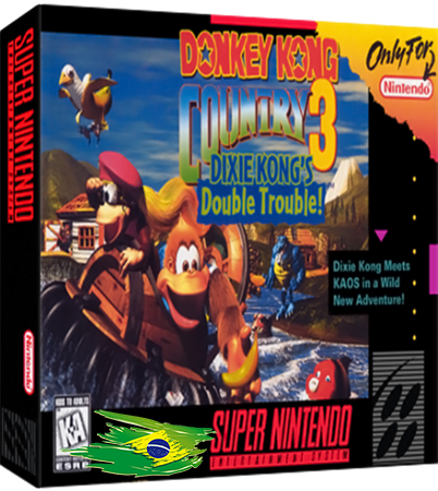 Donkey Kong Country 3 - Dixie Kong's Double Trouble! (PT-BR).png
